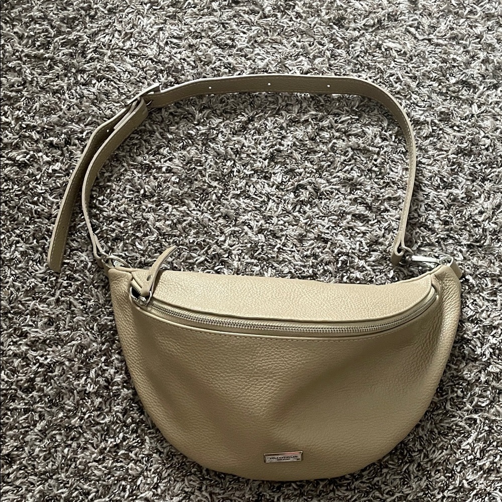 Elegant Tan Crossbody Bag - Picture 2 of 7